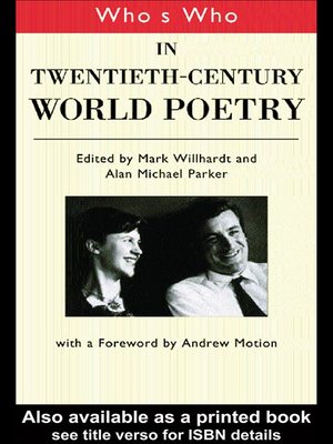 cover image of Who's Who in Twentieth Century World Poetry